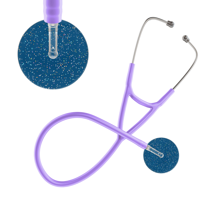 Ultrascope Single Stethoscope Twilight Steel Blue (SB) / Adult / Lavender Dark Twilight Cardiology Stethoscope