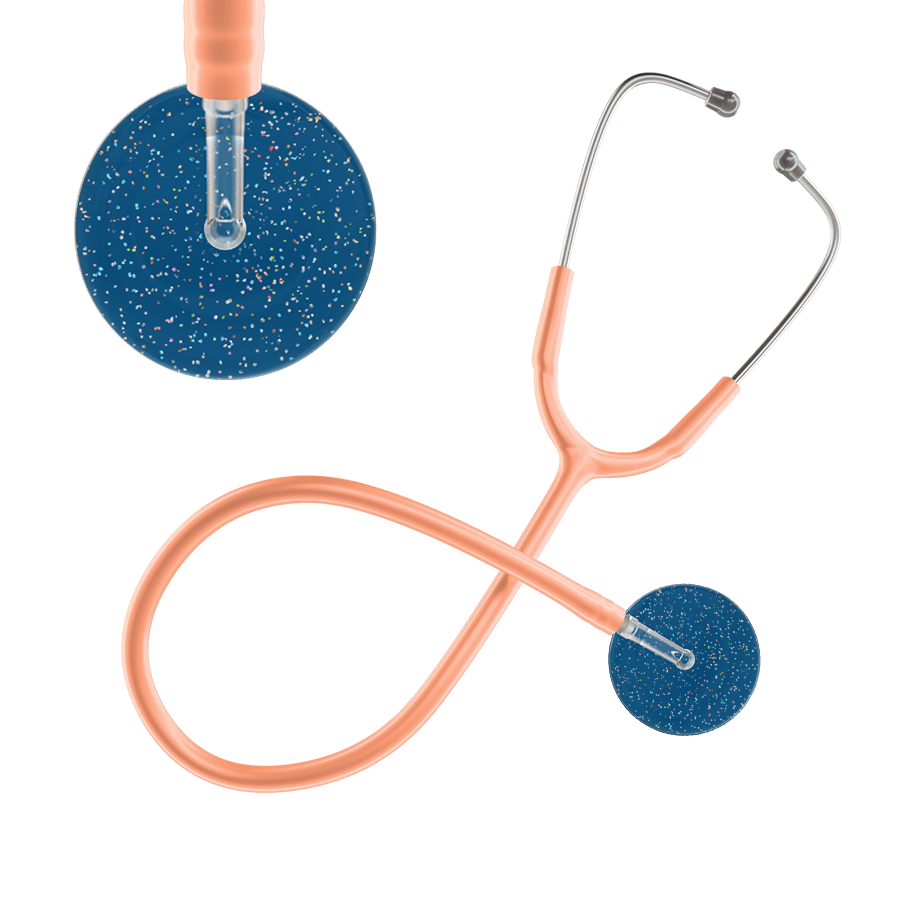 Ultrascope Single Stethoscope Twilight Steel Blue (SB) / Adult / Peach Dark Twilight Stethoscope