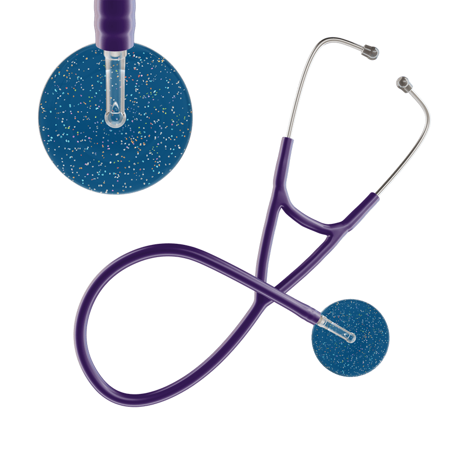 Ultrascope Single Stethoscope Twilight Steel Blue (SB) / Adult / Purple Dark Twilight Cardiology Stethoscope