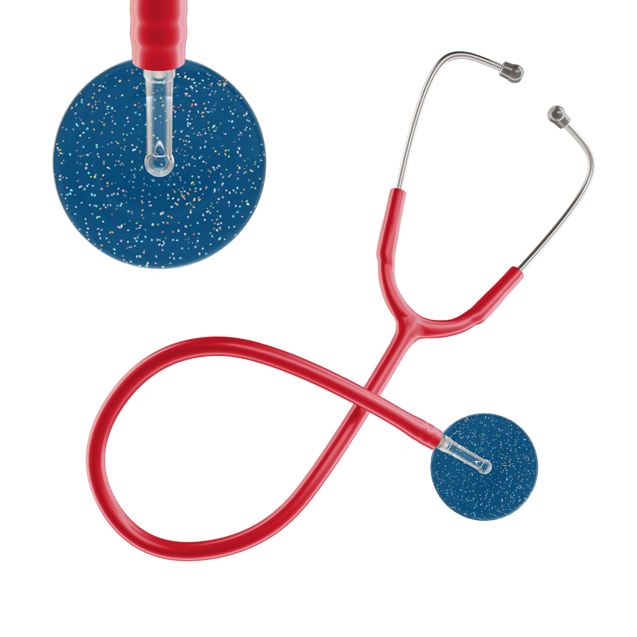 Ultrascope Single Stethoscope Twilight Steel Blue (SB) / Adult / Red Dark Twilight Stethoscope