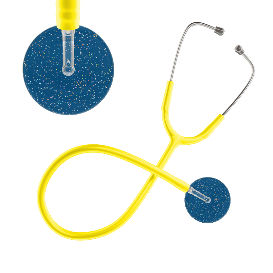 Ultrascope Single Stethoscope Twilight Steel Blue (SB) / Adult / Yellow Dark Twilight Stethoscope