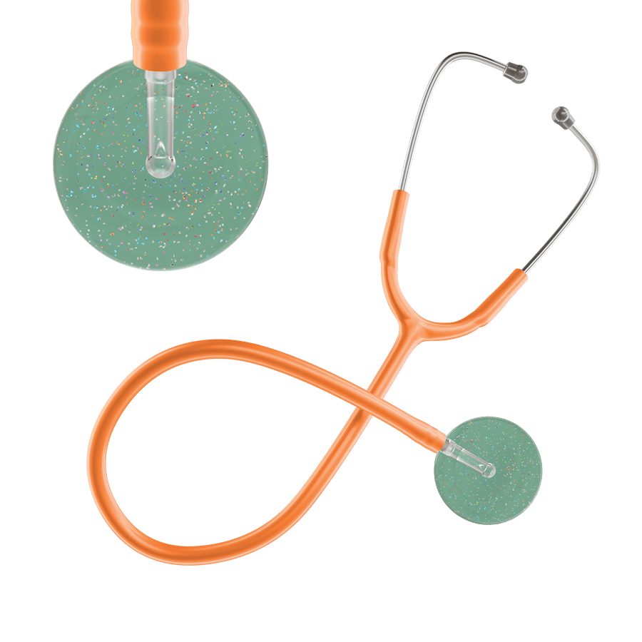 Ultrascope Single Stethoscope Twilight Sage (SG) / Adult / Orange Light Twilight Stethoscope