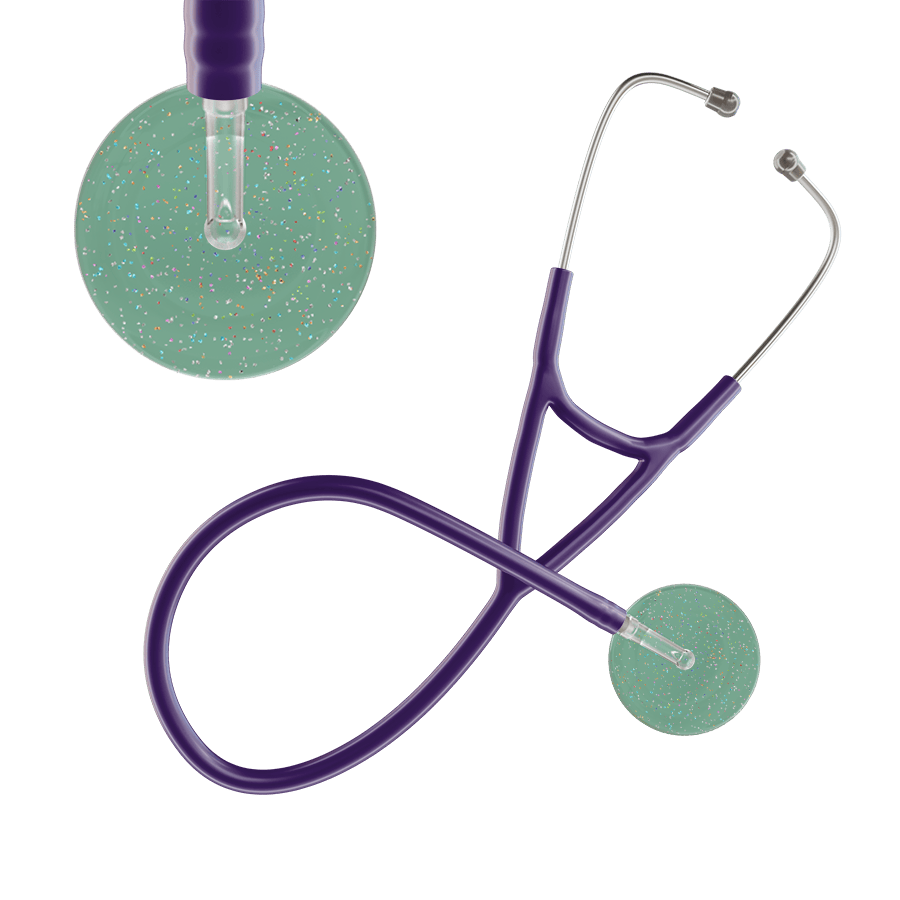 Ultrascope Single Stethoscope Twilight Sage (SG) / Adult / Purple Light Twilight Cardiology Stethoscope