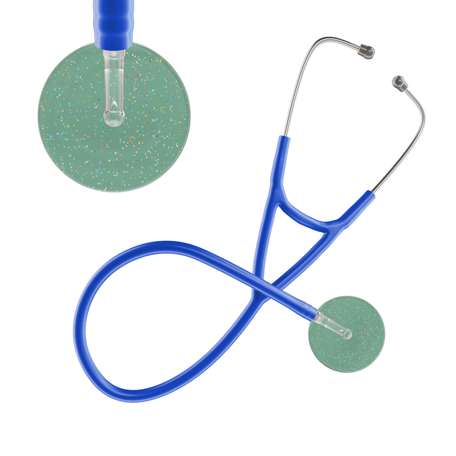 Ultrascope Single Stethoscope Twilight Sage (SG) / Adult / Royal Blue Light Twilight Cardiology Stethoscope