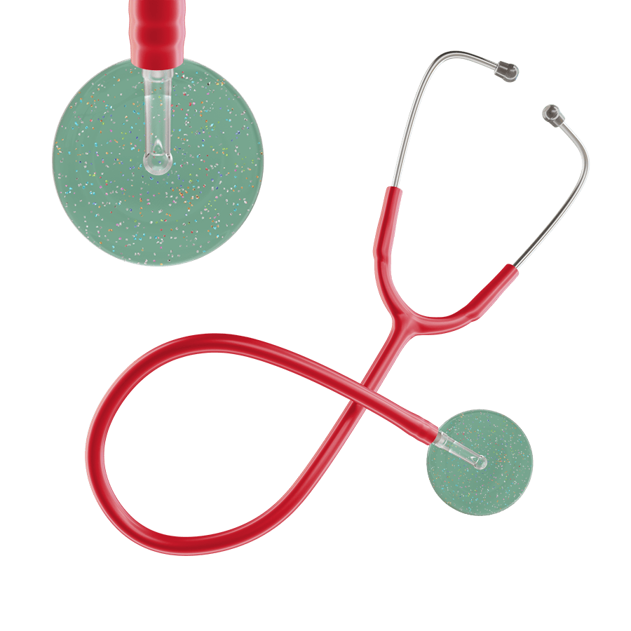 Ultrascope Single Stethoscope Twilight Sage (SG) / Adult / Red Light Twilight Stethoscope