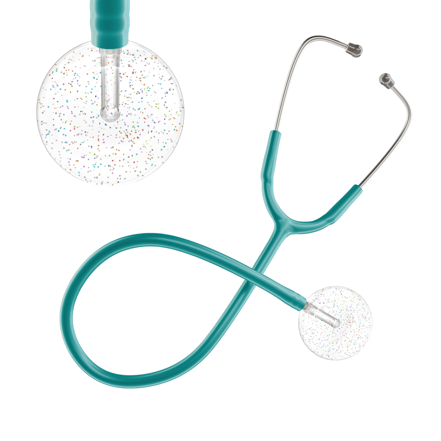 Ultrascope Single Stethoscope Twilight White (WH) / Adult / Jade Light Twilight Stethoscope