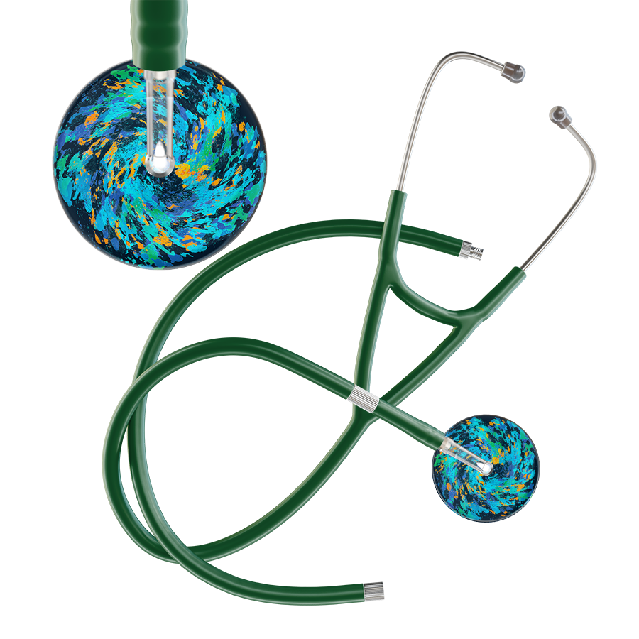 Sapphire Galaxy Cardiology Stethoscope