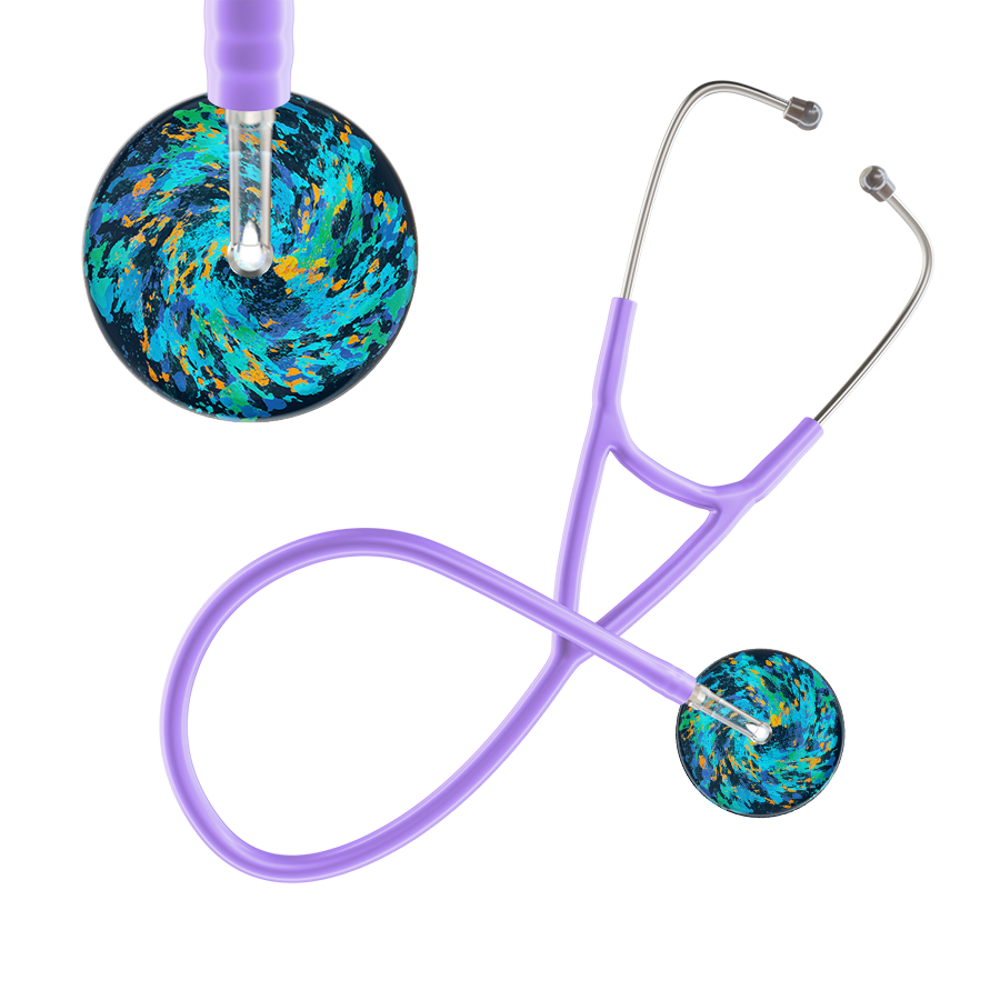 Sapphire Galaxy Cardiology Stethoscope