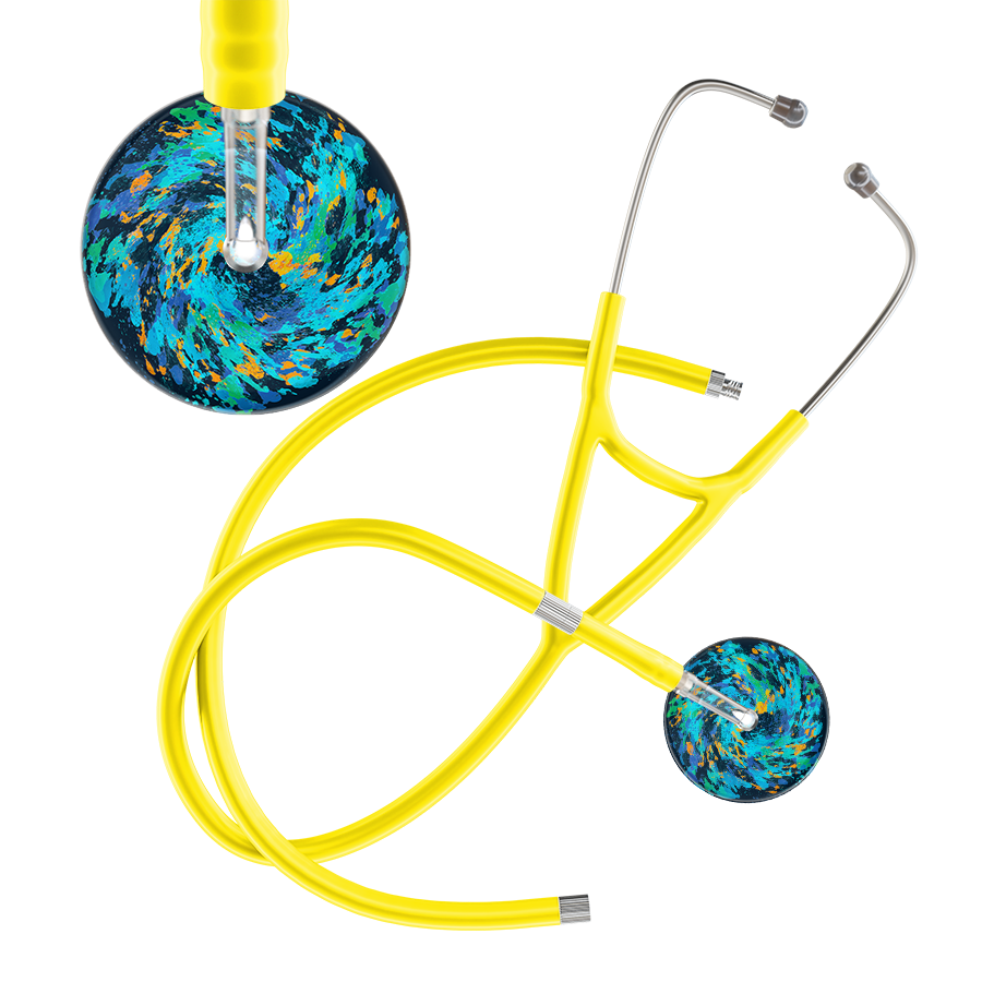 Sapphire Galaxy Cardiology Stethoscope