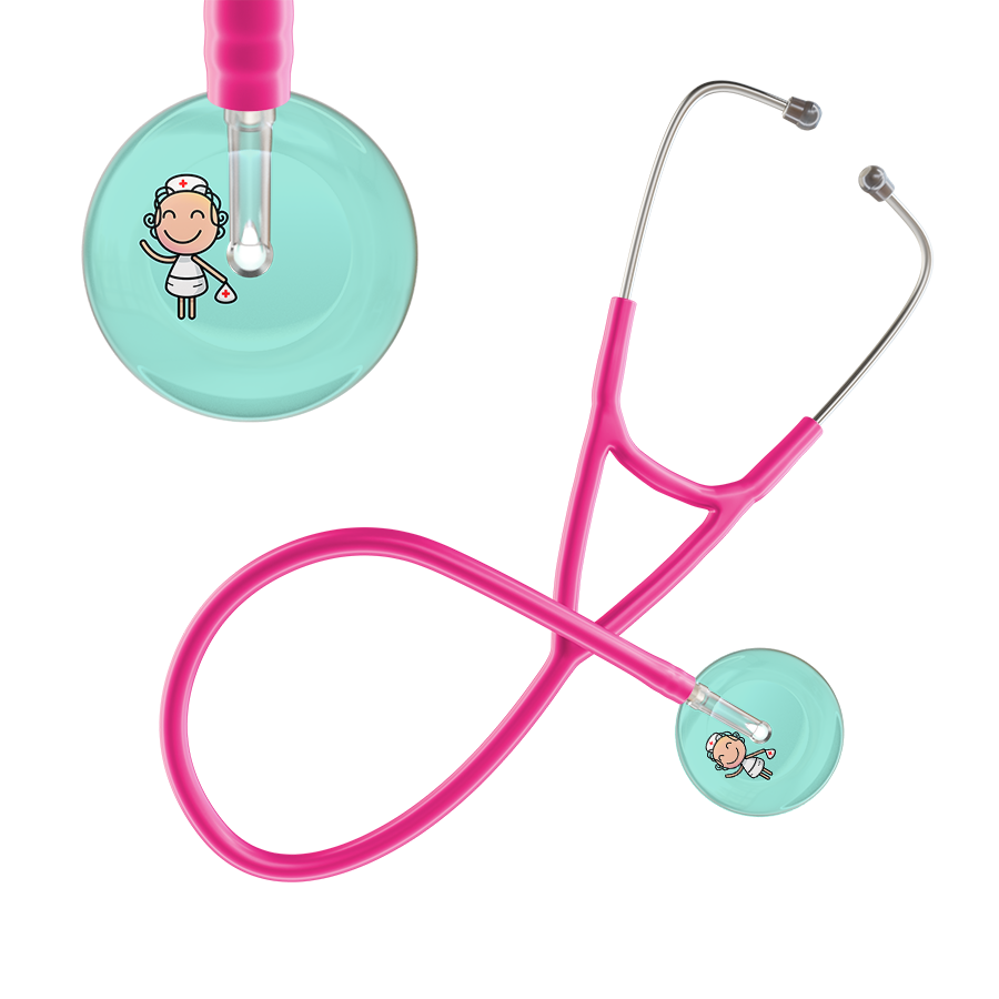 Cartoon Nurse F2 Skin Cardiology Stethoscope