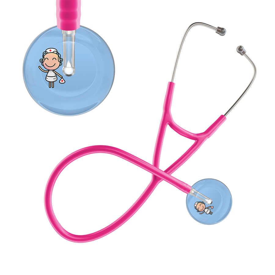 Cartoon Nurse F2 Skin Cardiology Stethoscope