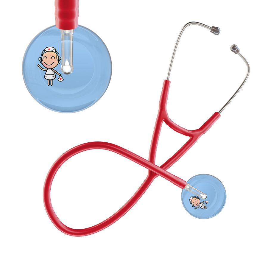 Cartoon Nurse F2 Skin Cardiology Stethoscope