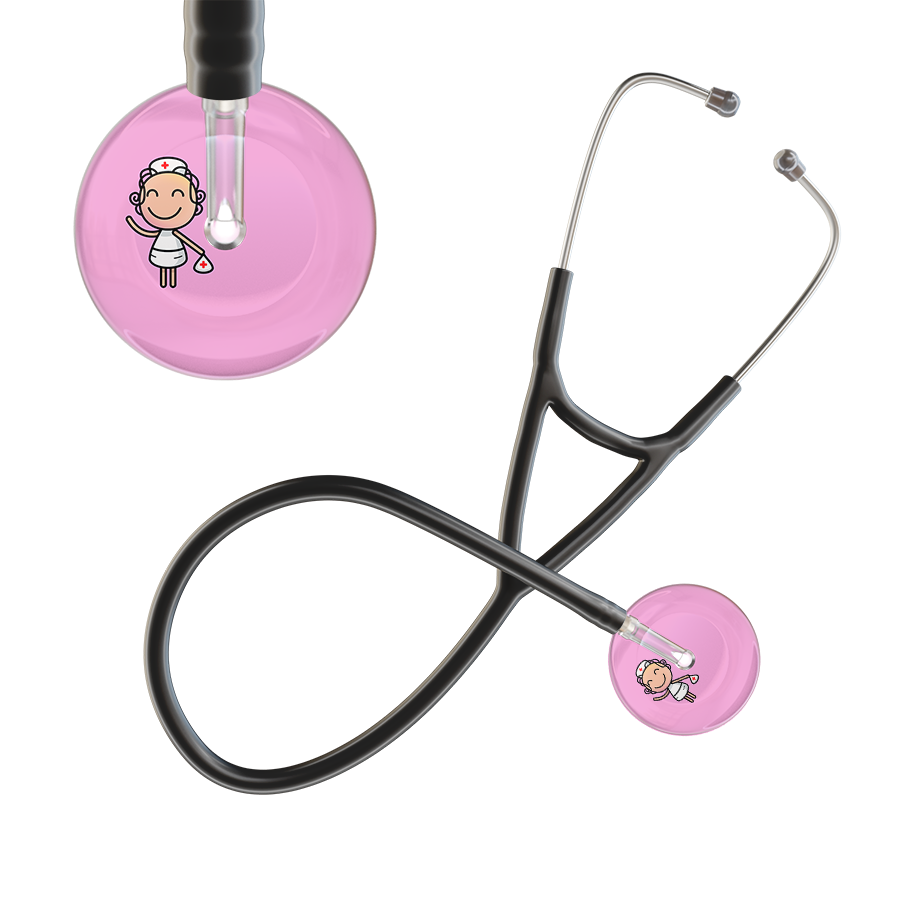 Cartoon Nurse F2 Skin Cardiology Stethoscope