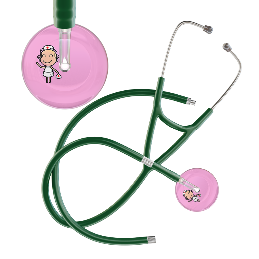 Cartoon Nurse F2 Skin Cardiology Stethoscope