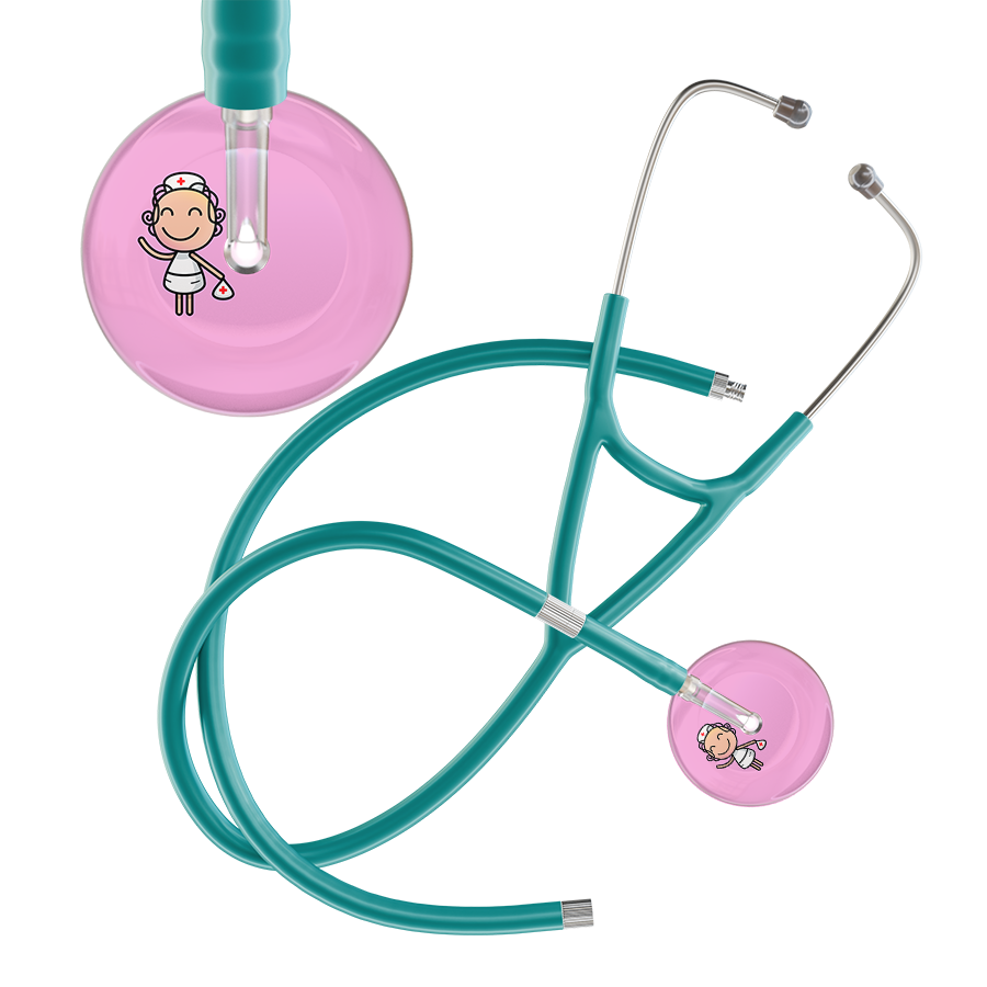 Cartoon Nurse F2 Skin Cardiology Stethoscope