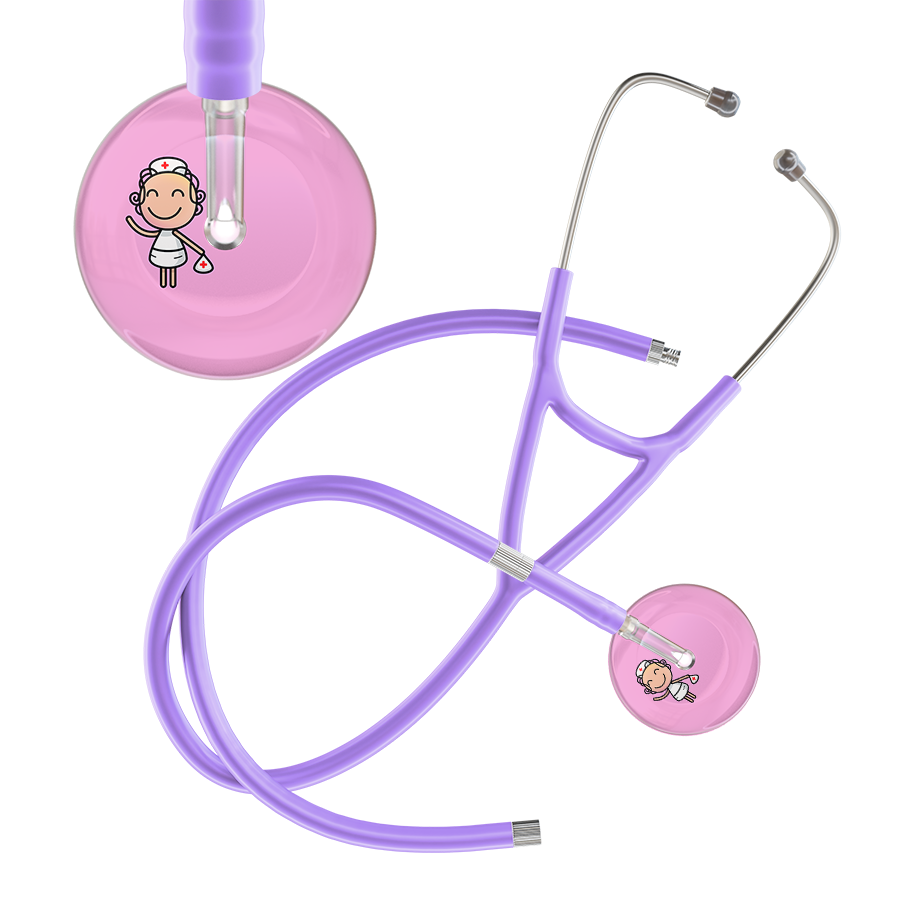Cartoon Nurse F2 Skin Cardiology Stethoscope