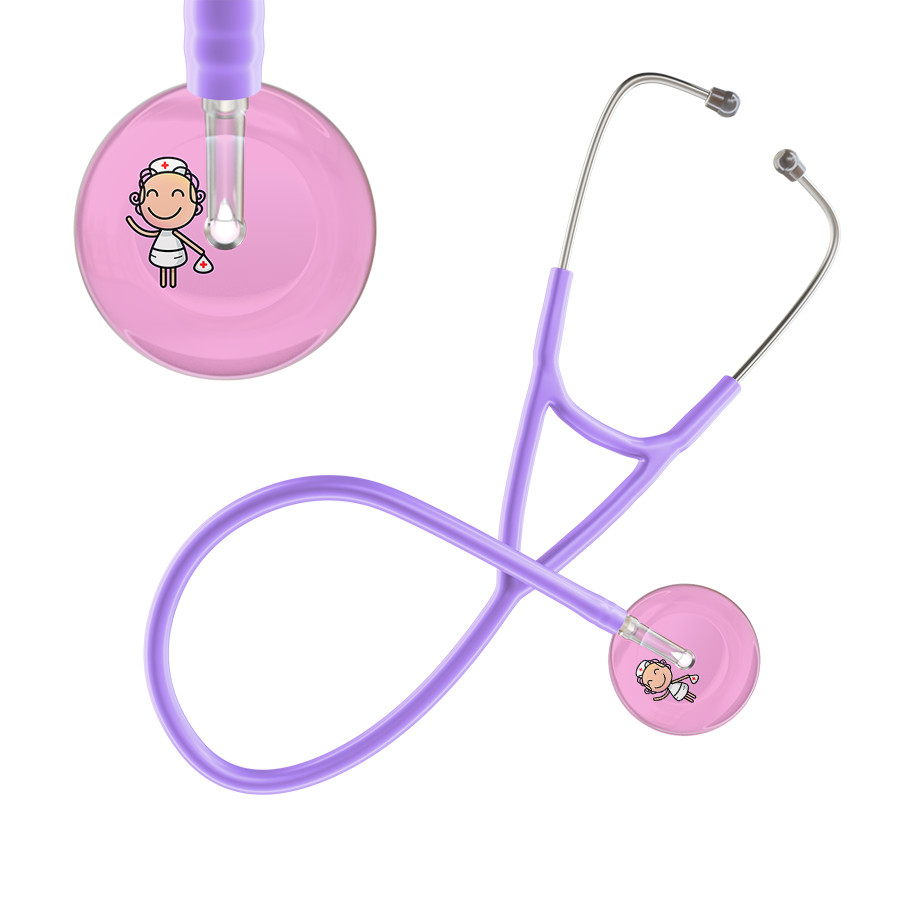 Cartoon Nurse F2 Skin Cardiology Stethoscope