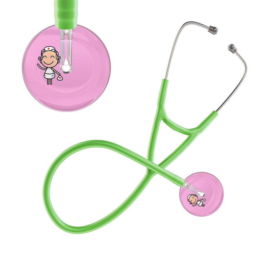 Cartoon Nurse F2 Skin Cardiology Stethoscope