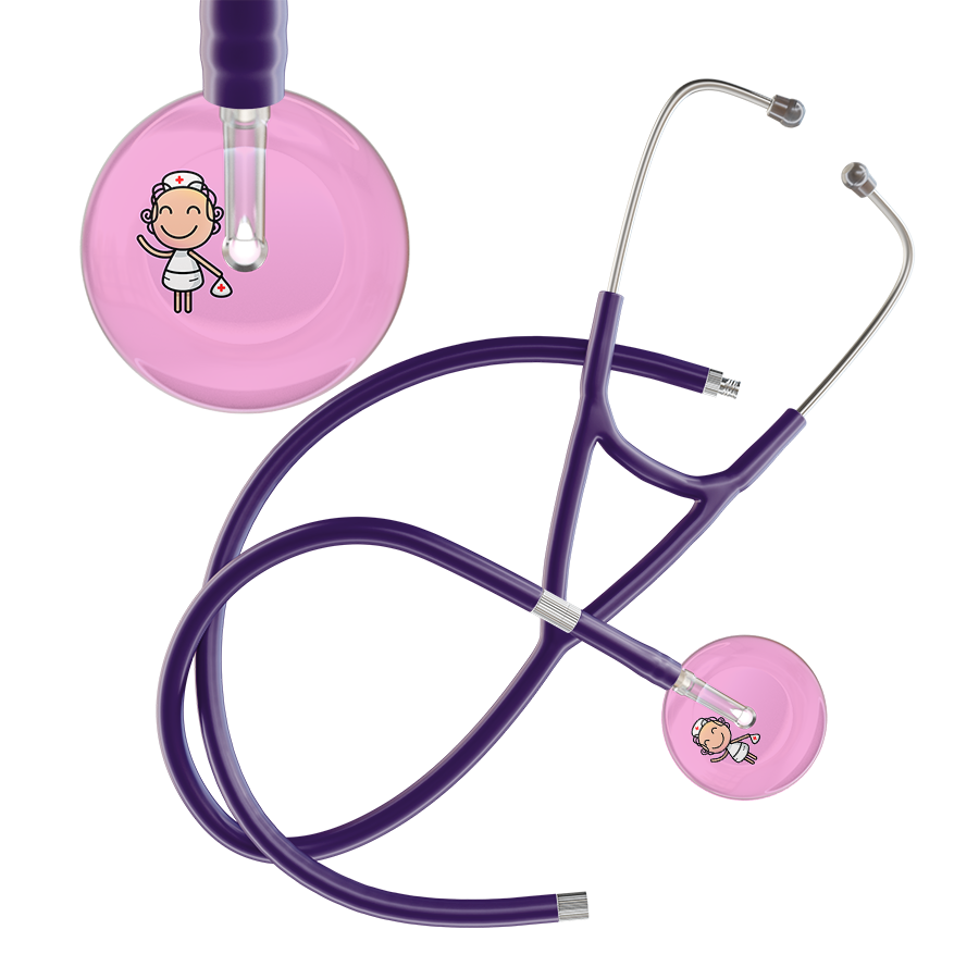 Cartoon Nurse F2 Skin Cardiology Stethoscope