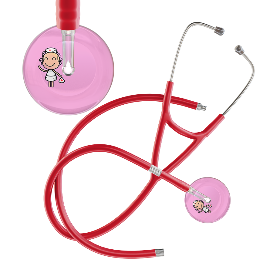 Cartoon Nurse F2 Skin Cardiology Stethoscope