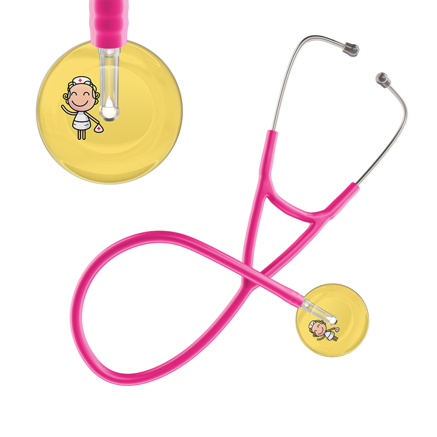 Cartoon Nurse F2 Skin Cardiology Stethoscope