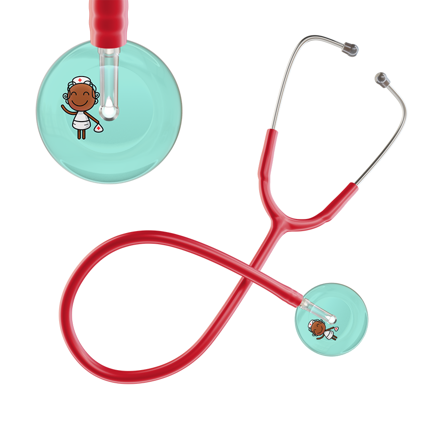 Cartoon Nurse F4 Skin Stethoscope