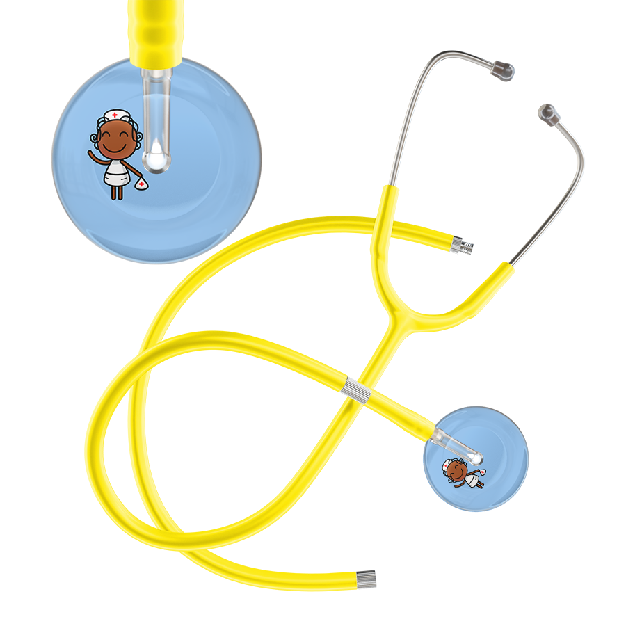 Cartoon Nurse F4 Skin Stethoscope