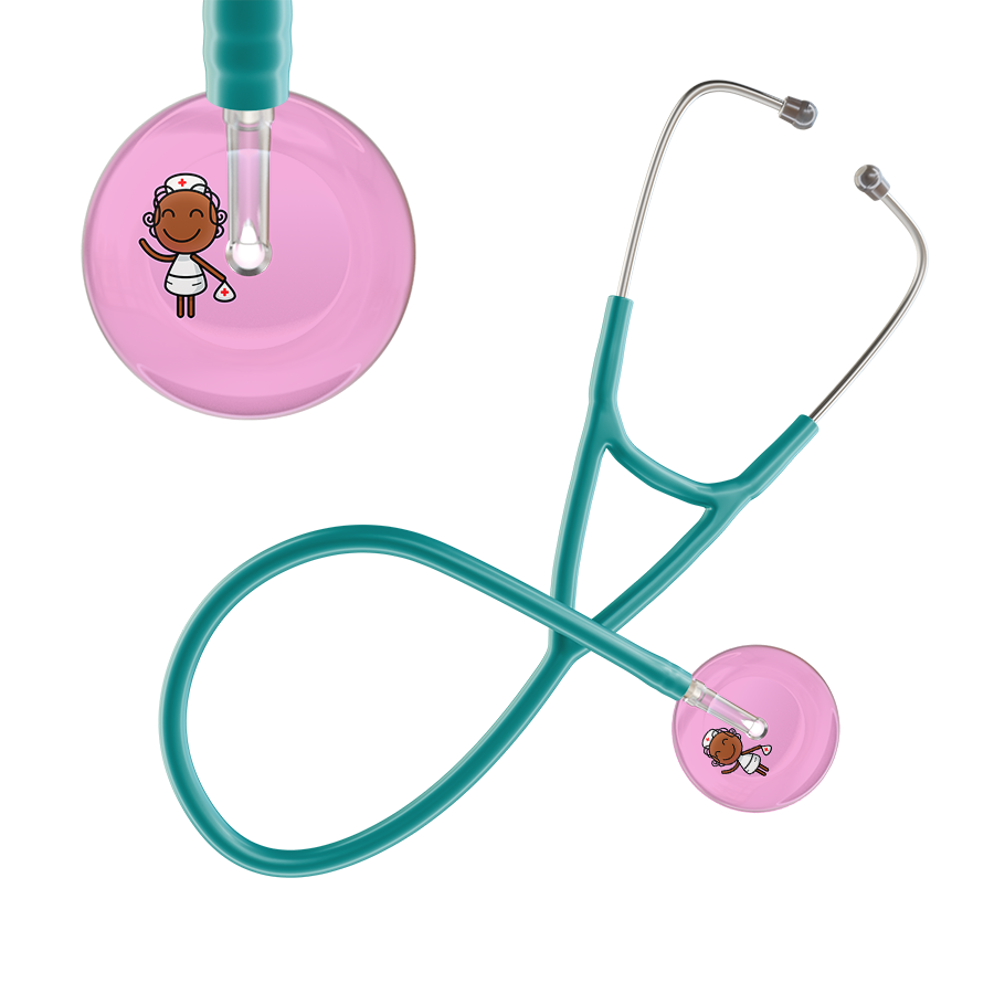 Cartoon Nurse F4 Skin Cardiology Stethoscope