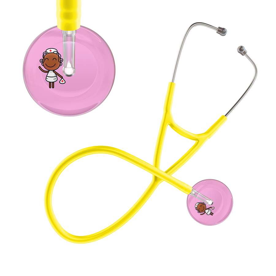 Cartoon Nurse F4 Skin Cardiology Stethoscope