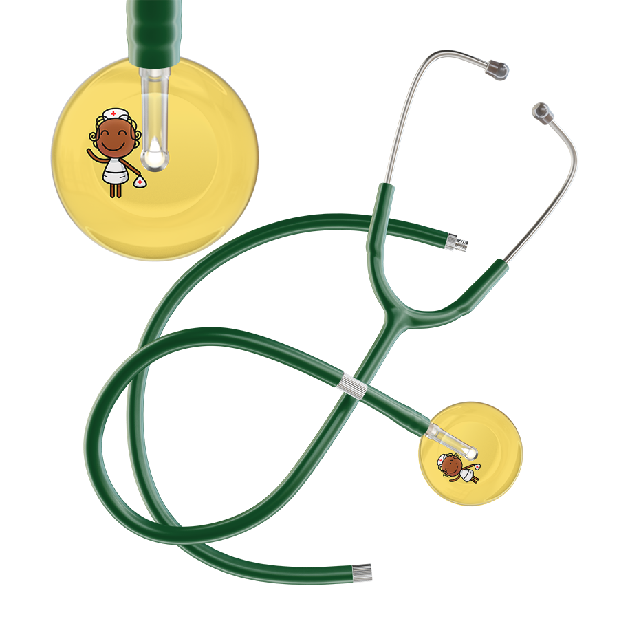 Cartoon Nurse F4 Skin Stethoscope