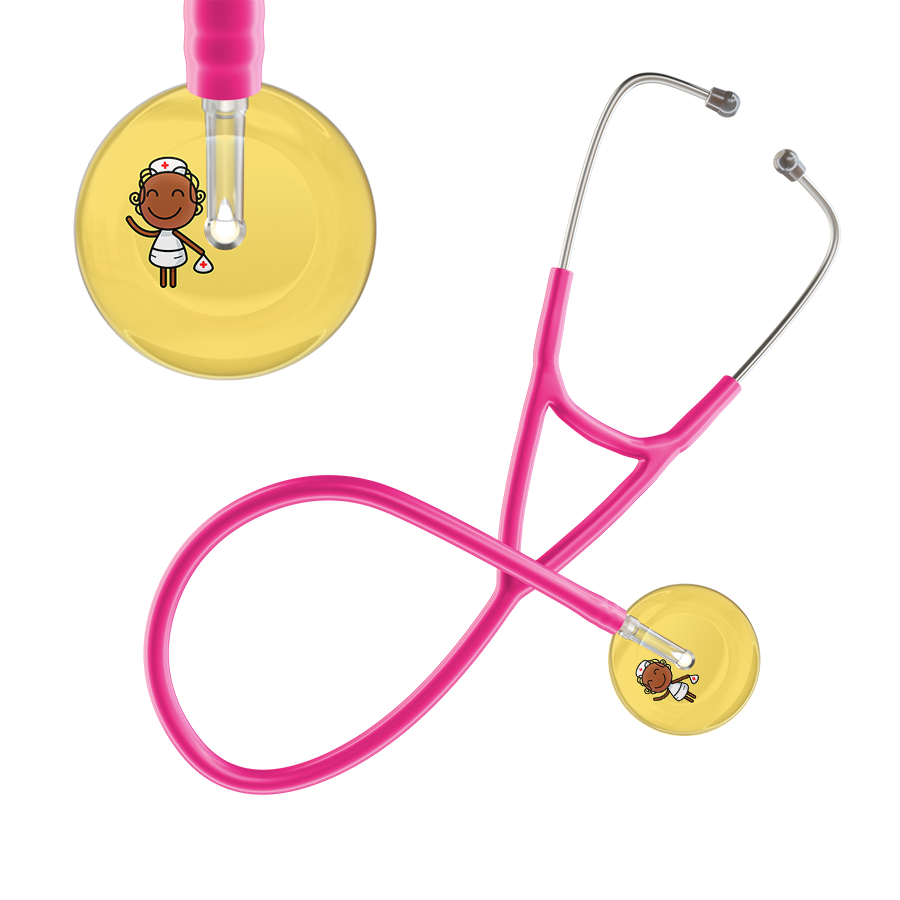 Cartoon Nurse F4 Skin Cardiology Stethoscope