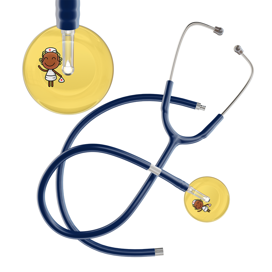 Cartoon Nurse F4 Skin Stethoscope