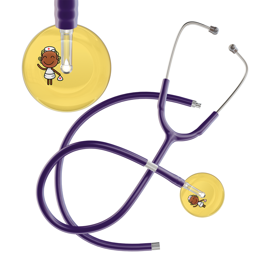 Cartoon Nurse F4 Skin Stethoscope