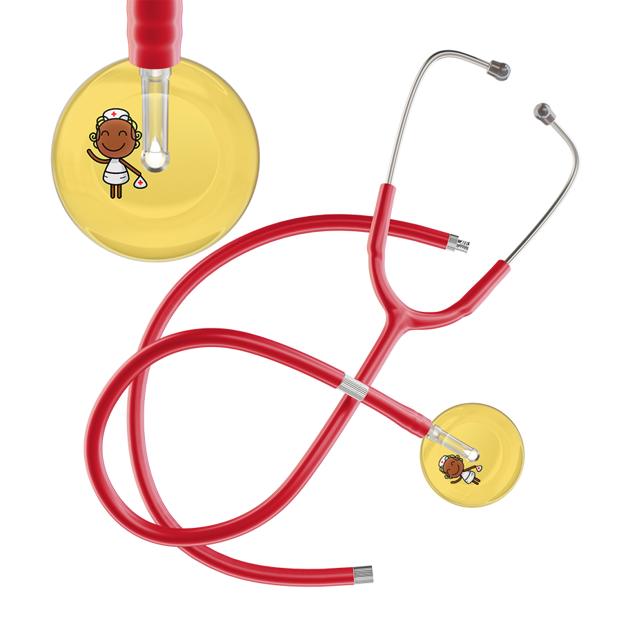 Cartoon Nurse F4 Skin Stethoscope