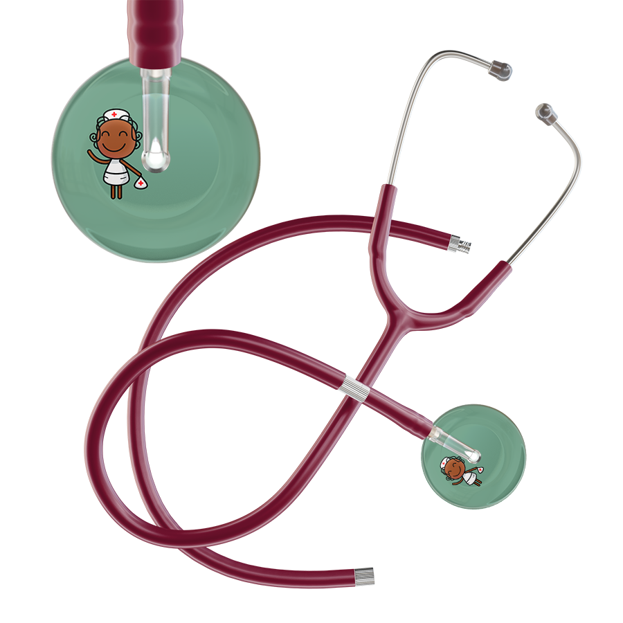 Cartoon Nurse F4 Skin Stethoscope