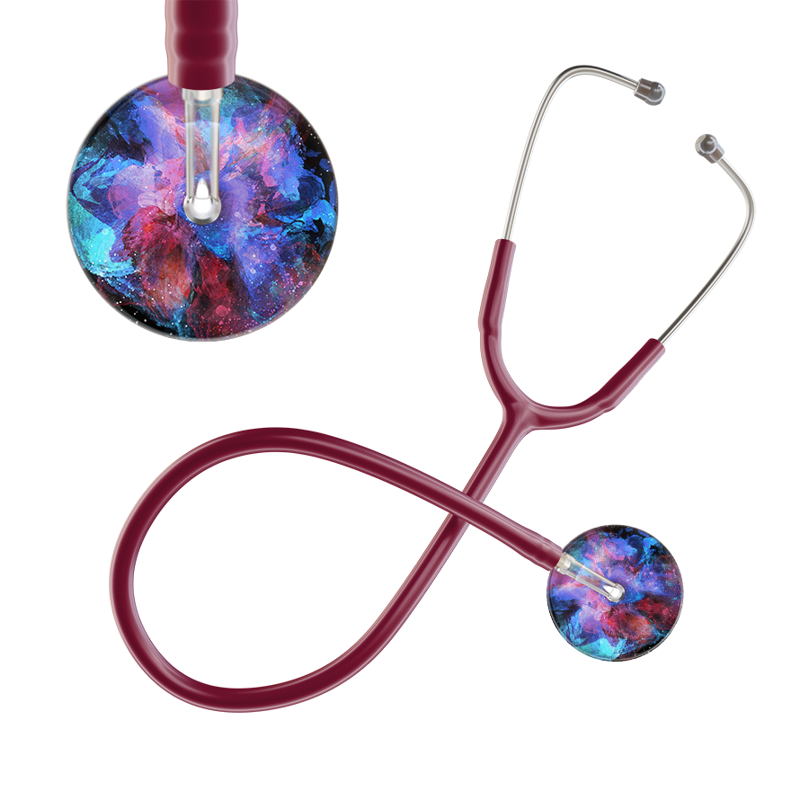 TieDye Multi Color Stethoscope - Watercolor Designs