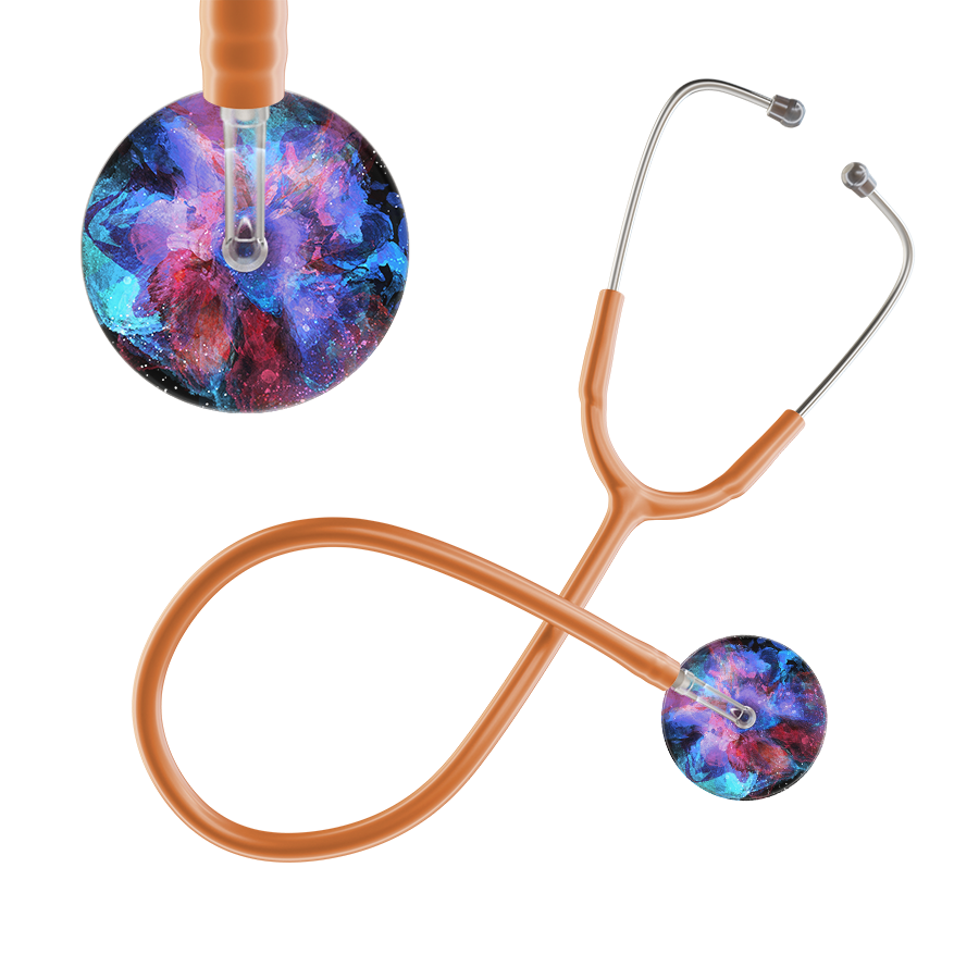 TieDye Multi Color Stethoscope - Watercolor Designs