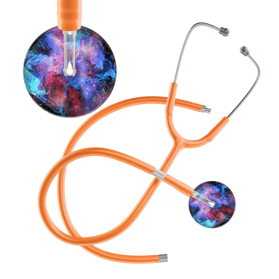 TieDye Multi Color Stethoscope - Watercolor Designs