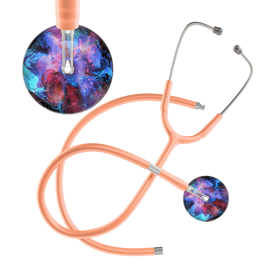 TieDye Multi Color Stethoscope - Watercolor Designs