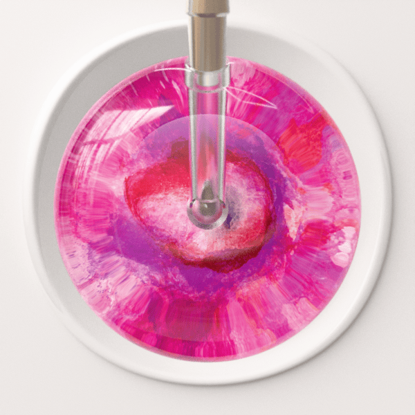 Ultrascope Stethoscope Head US076I9 / Adult TieDye Stethoscope Head - Watercolor Designs