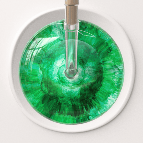 Ultrascope Stethoscope Head US076K11 / Adult TieDye Stethoscope Head - Watercolor Designs