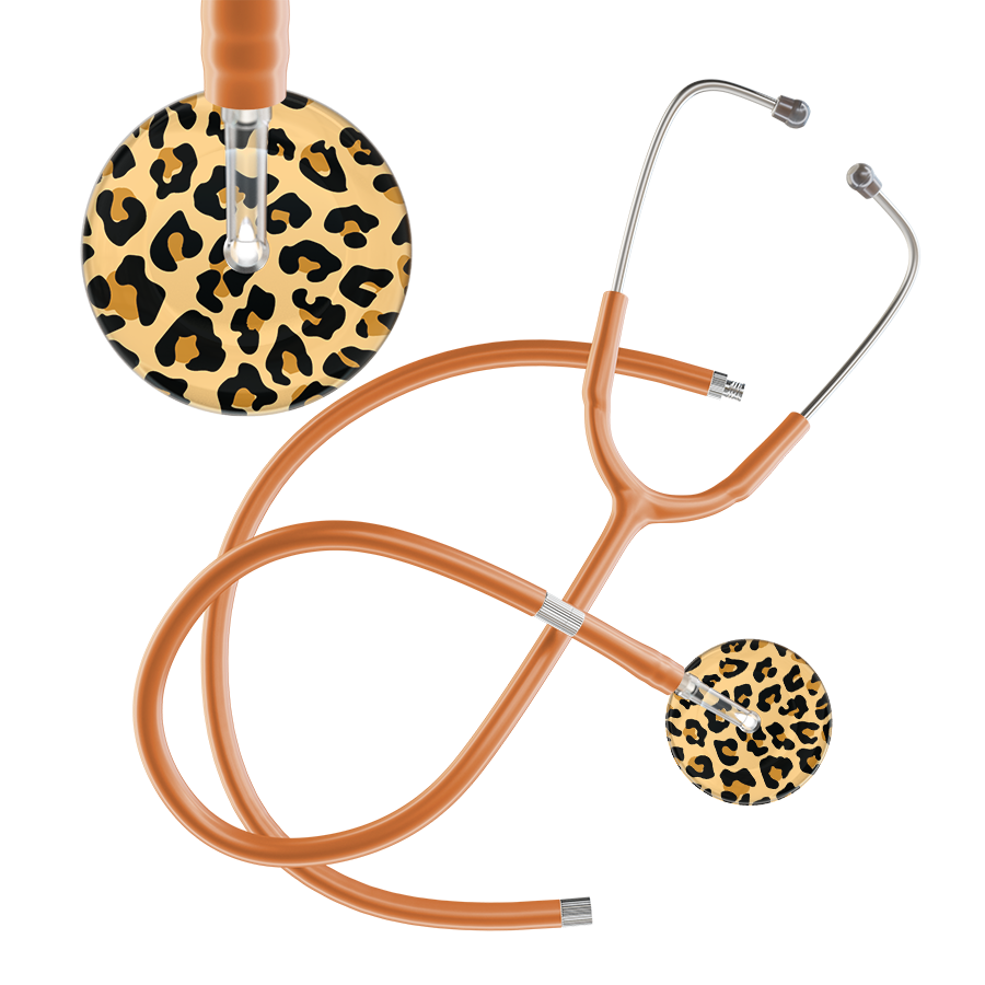 Leopard Pattern Stethoscope - Leopard Print
