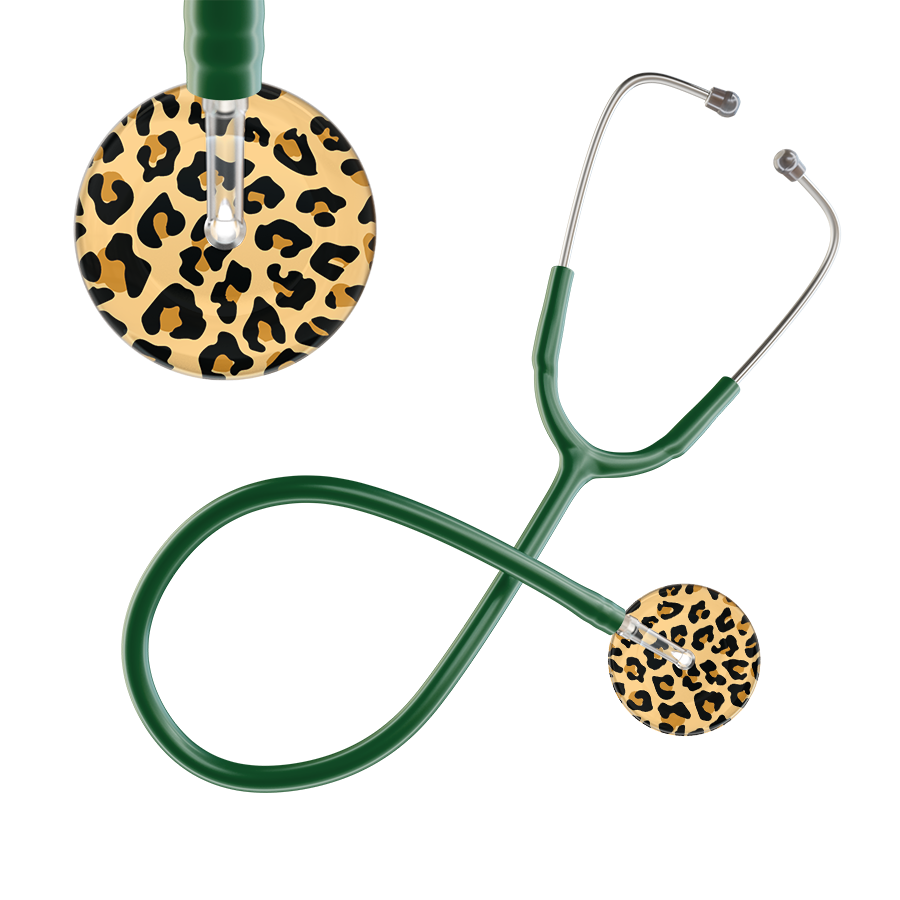 Leopard Pattern Stethoscope - Leopard Print
