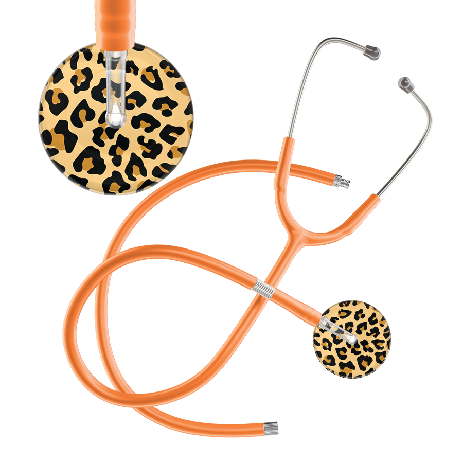 Leopard Pattern Stethoscope - Leopard Print