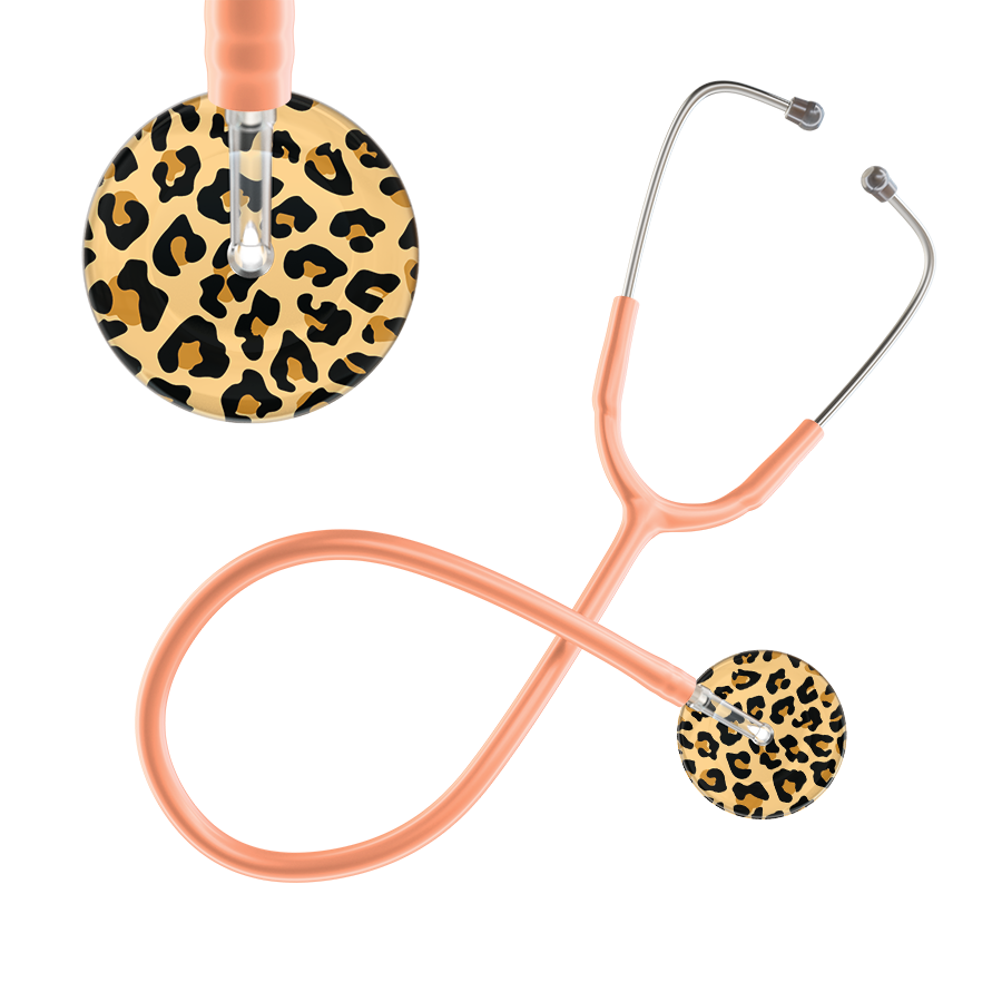 Leopard Pattern Stethoscope - Leopard Print