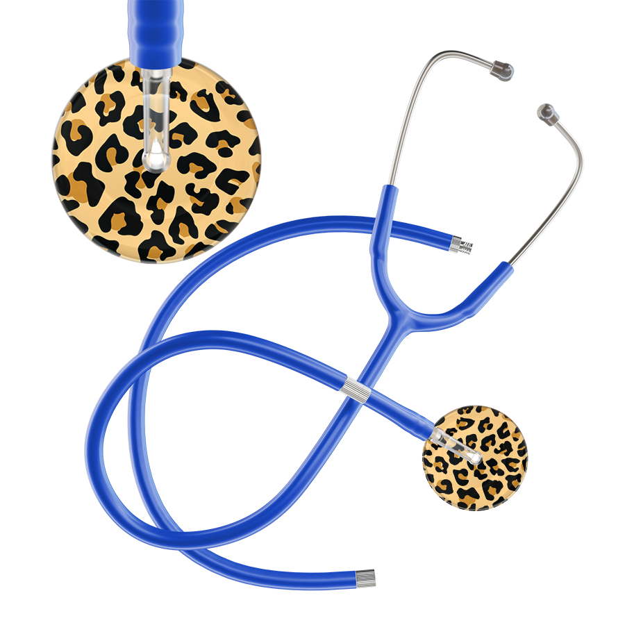 Leopard Pattern Stethoscope - Leopard Print