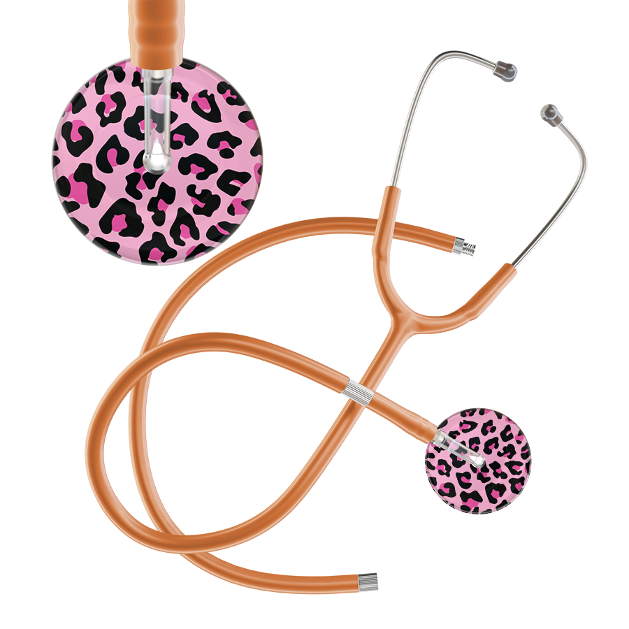 Leopard Pattern Stethoscope - Leopard Print