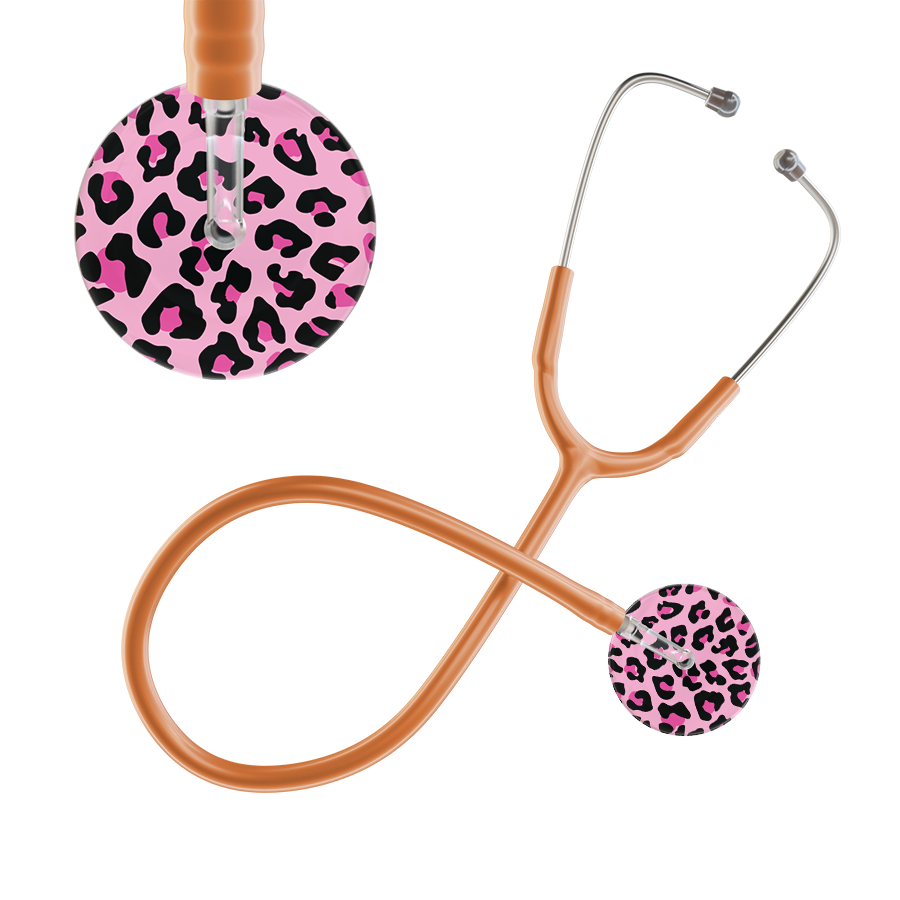 Leopard Pattern Stethoscope - Leopard Print
