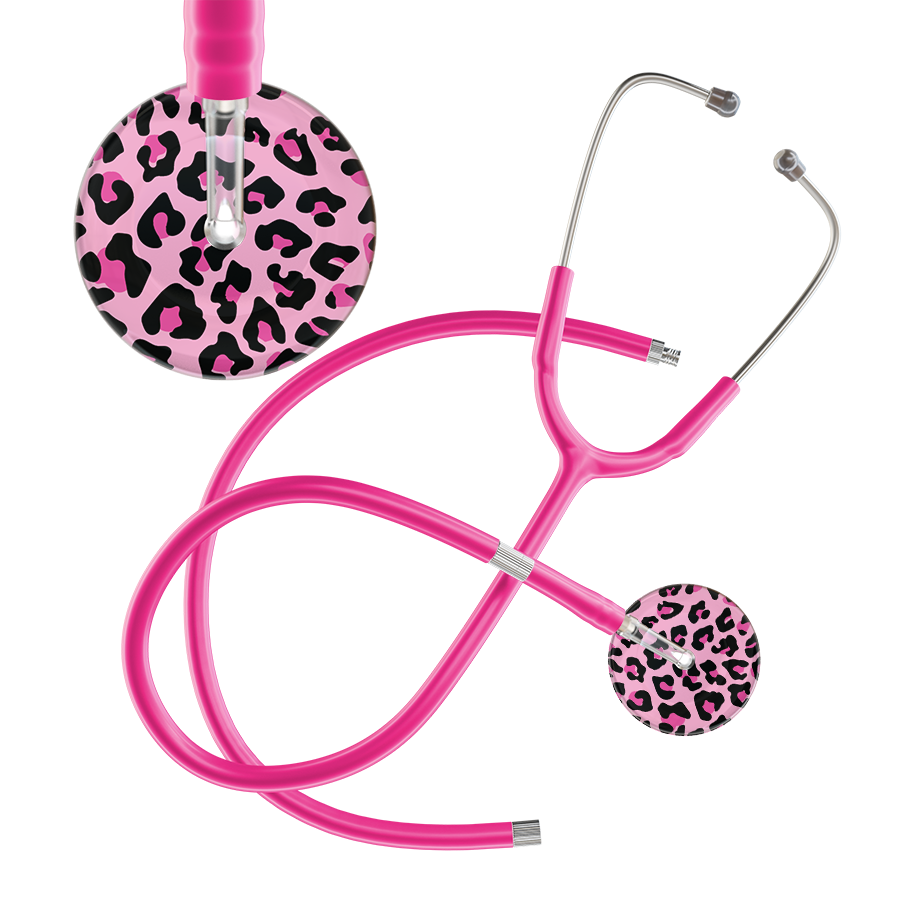 Leopard Pattern Stethoscope - Leopard Print