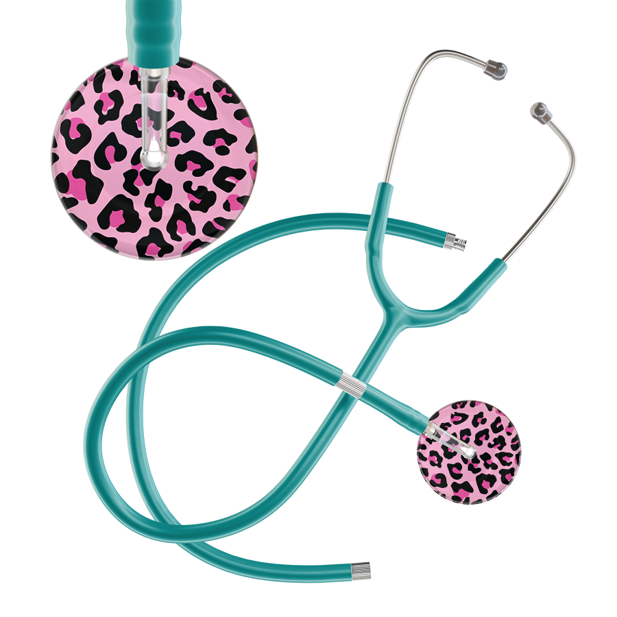 Leopard Pattern Stethoscope - Leopard Print